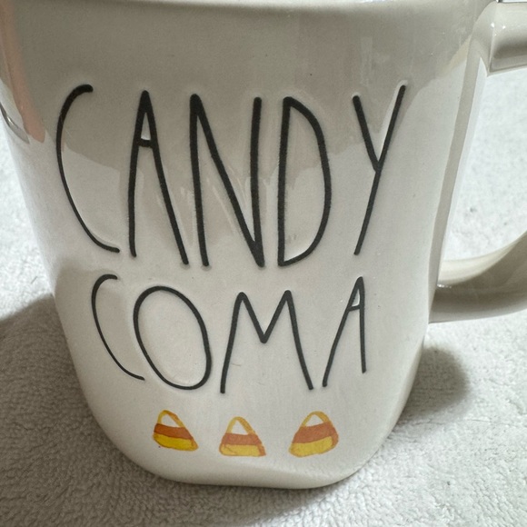 Rae Dunn Candy Coma Mug - Cream and Yellow - Picture 1 of 3
